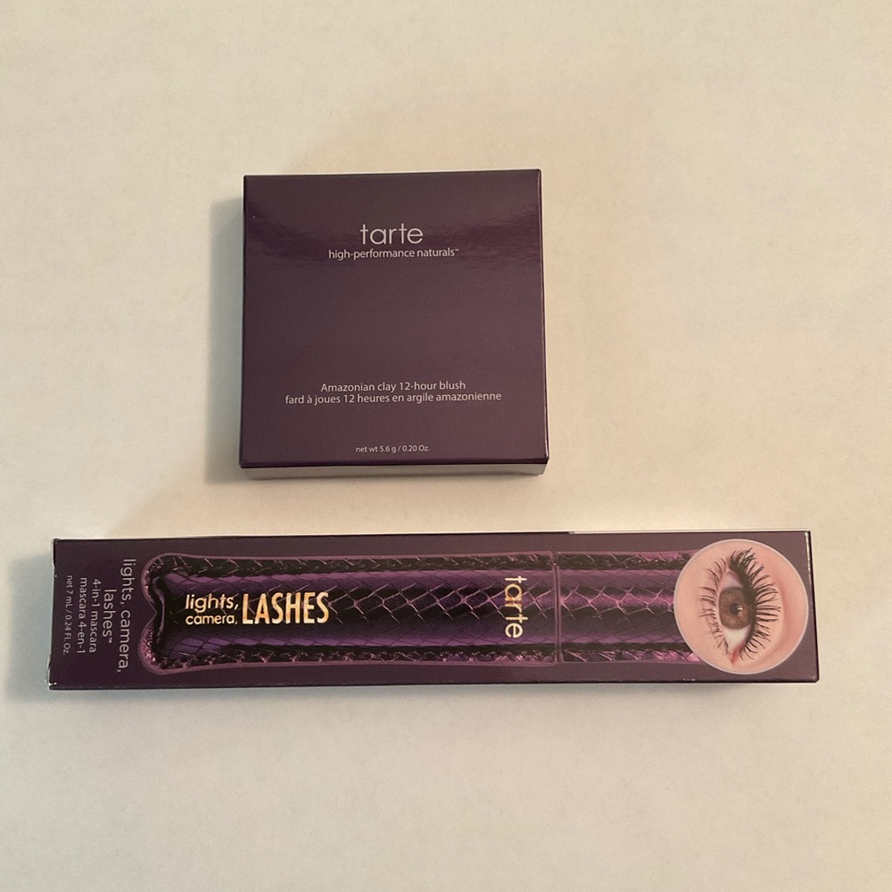 tarte NWT bundle of mascara and blush